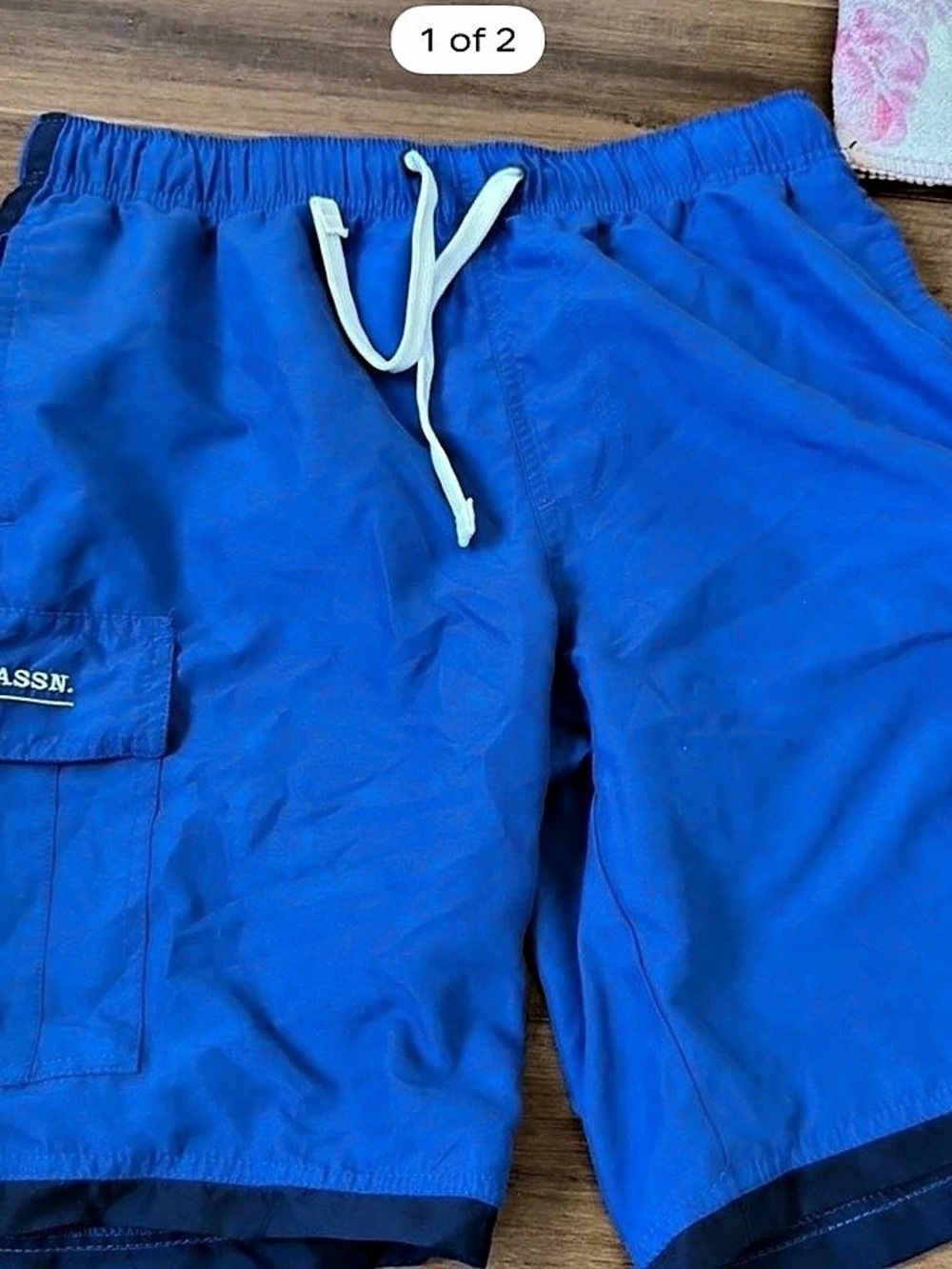U.S. Polo Assn. Men's Blue Cargo Shorts Like New